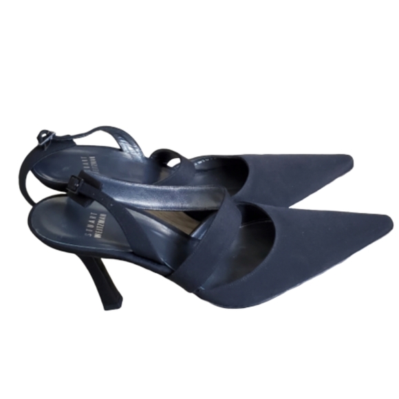 Stuart Weitzman Shoes - Stuart Weitzman Black Pointed Toe Size 9